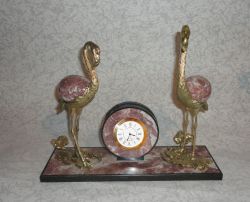 Часы визитница "Фламинго".